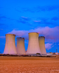 Nuclear power station Dukovany, Vysocina region, Czech republic