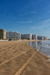 Vista de las playas de la provincia de Cádiz, apartamentos en el Puerto de Santa María