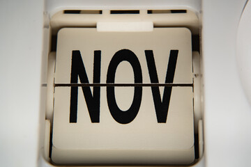 Nov is an abbreviation for November on a calendar