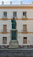 Estatua de Fray Silos Morena en Cádiz