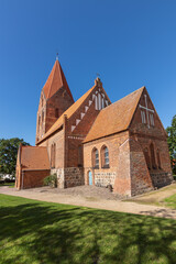 Außenansicht der St.-Johannes-Kirche im Ostseebad Rerik, Mecklenburg-Vorpommern