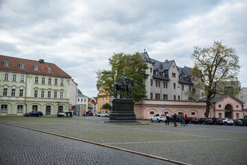 Weimar in autumn, the German cultural city, synonym of republic
