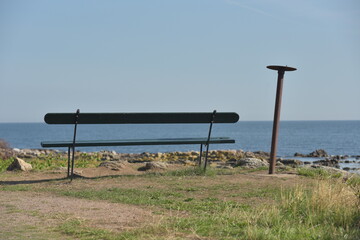 bench on the beach