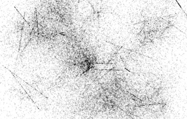 Grunge black and white texture.Overlay illustration over any design to create grungy vintage effect and depth. For posters, banners, retro and urban designs.