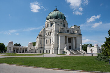 Obraz premium Hauptgebäude vom Zentralfriedhof in Wien