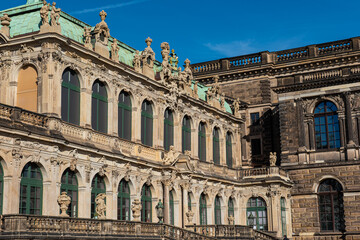 Fototapeta na wymiar Dresden, the reborn city from its ashes