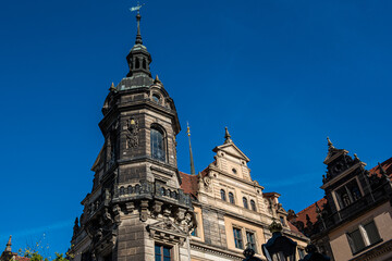 Fototapeta na wymiar Dresden, the reborn city from its ashes