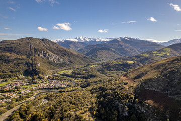 landscape of the mountains - Lourdes