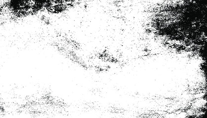 Rough black and white texture vector. Distressed overlay texture. Grunge background. Abstract textured effect. Vector Illustration. Black isolated on white background. EPS10