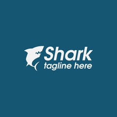 shark logo vector design. logo template