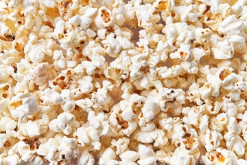  Bunch of salty popcorns texture
