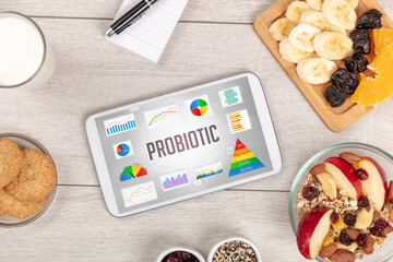 Organic food and tablet pc