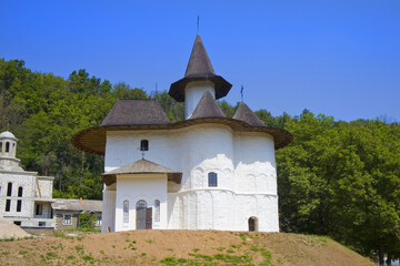 Fototapeta na wymiar Rudsky Trinity Monastery in Moldova 
