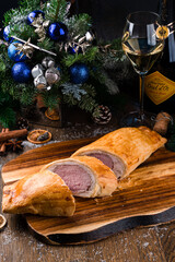 wellington is a traditional dish for Christmas