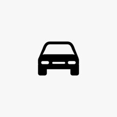 car compact icon. car compact vector icon on white background