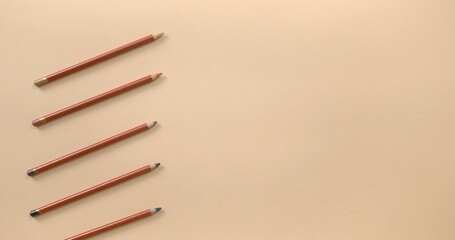 A background photo with pencils