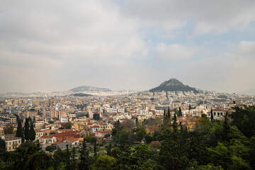 Lycabettus hill in Athens, Greece
