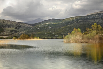 View of Lake Skadar. Montenegro