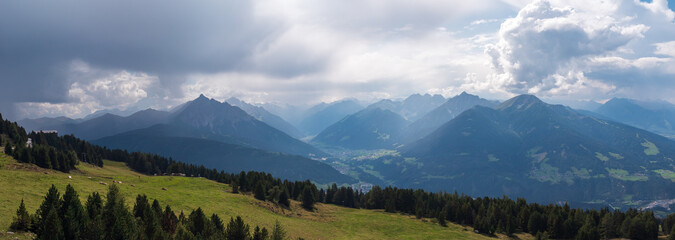 panorama of the mountains, Austria.