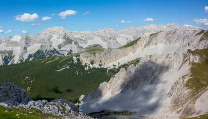 panorama of the mountains, Austria.