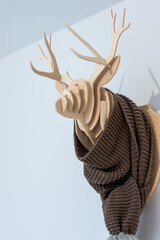 Modern Wooden Deer Mountain Apartment