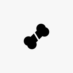 bone icon. bone vector icon on white background