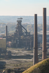 Belgique Wallonie Charleroi Pays Noir vue ville terril Sambre industrie ancienne charbonnage
