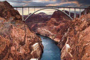 glen canyon dam bridge - Powered by Adobe