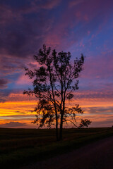 Obraz na płótnie Canvas North Dakota Sunset