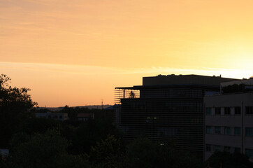 Sunrise over the city, Senhora da Hora, Matosinhos
