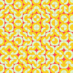Abstract Geometric Pattern generative computational art illustration