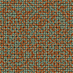 Abstract Geometric Pattern generative computational art illustration
