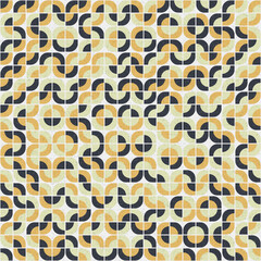 Abstract Geometric Pattern generative computational art illustration