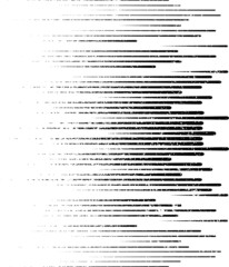 Fototapeta premium Grunge textured speed lines in arrow form . Vector Illustration .Technology logo . Design element . Abstract geometric shape . 