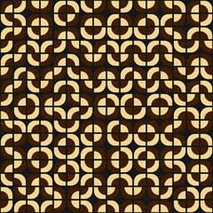 Abstract Geometric Pattern generative computational art illustration