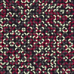 Abstract Geometric Pattern generative computational art illustration