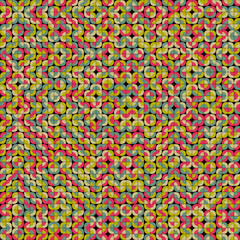 Fototapeta premium Abstract Geometric Pattern generative computational art illustration