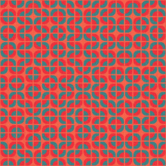 Abstract Geometric Pattern generative computational art illustration