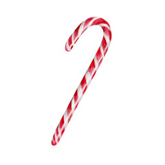 candy cane isolated on white