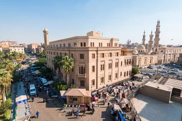 Foto op Canvas panoramic views of cairo downtown © jon_chica