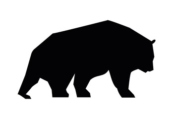 bear wild animal silhouette