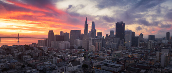 San Francisco Skyline at Sunrise