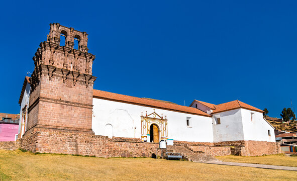 Church of Our Lady of the Assumption in Juli near Lake Titicaca, Peru