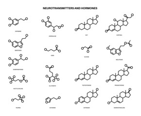 Hormones and neurotransmitters © pikovit