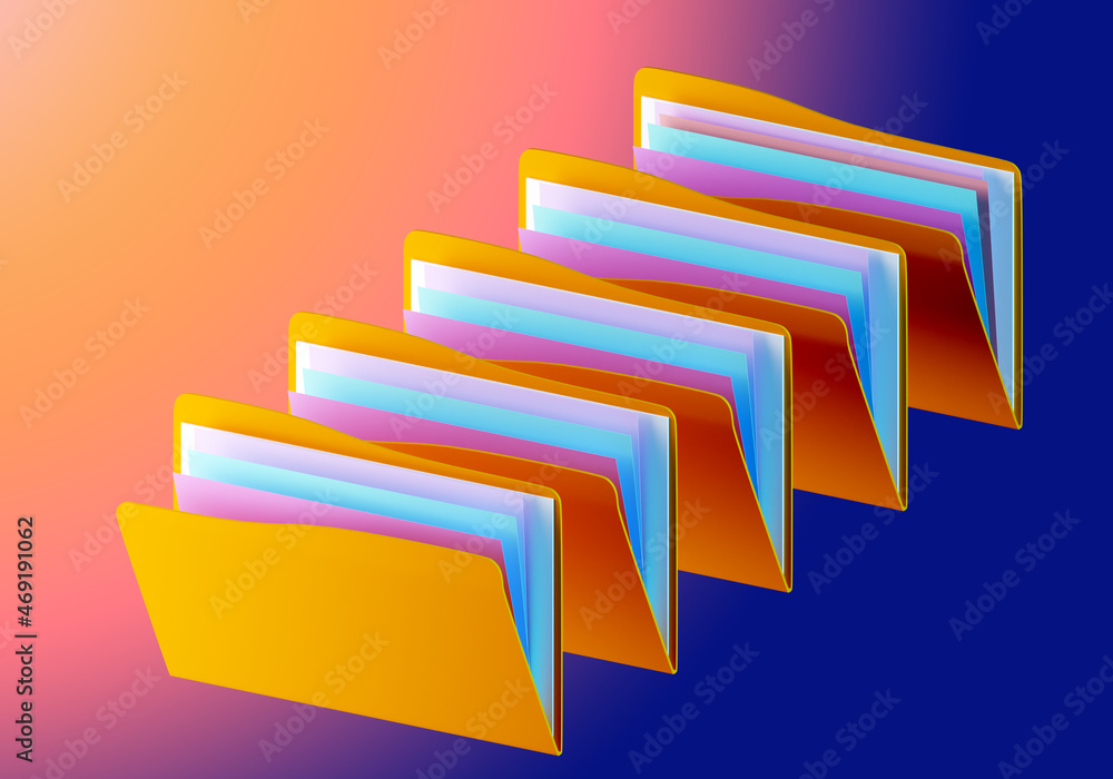 Poster virtual database concept. digital storage of information. virtual database. digital archive on inter