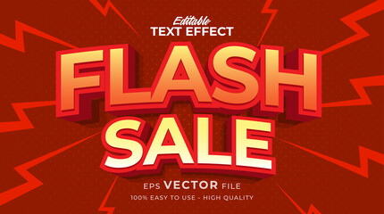 12.12 Flash Sale typography premium editable text effect