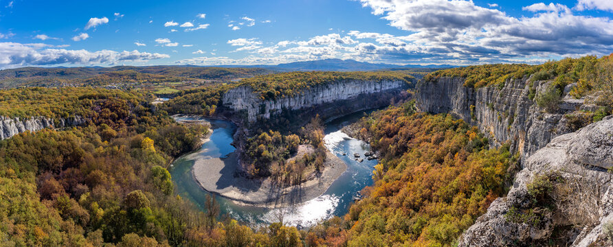 Frankreich bei der Ard&egrave;che