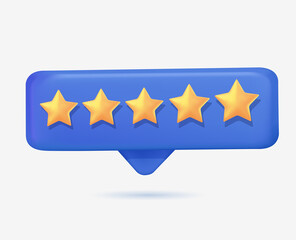 People Characters Giving Five Star Feedback. Vector customer review concepts. Reviews stars with good and bad rate.