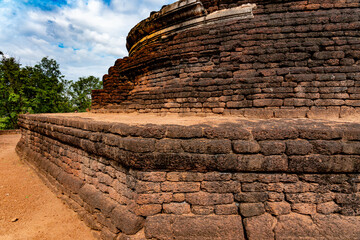 Fototapeta premium Historical and Ancient Temple Ruins in Thailand