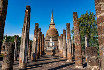 Obraz premium Historical Towns, Temples and Ancient Ruins in Thailand
